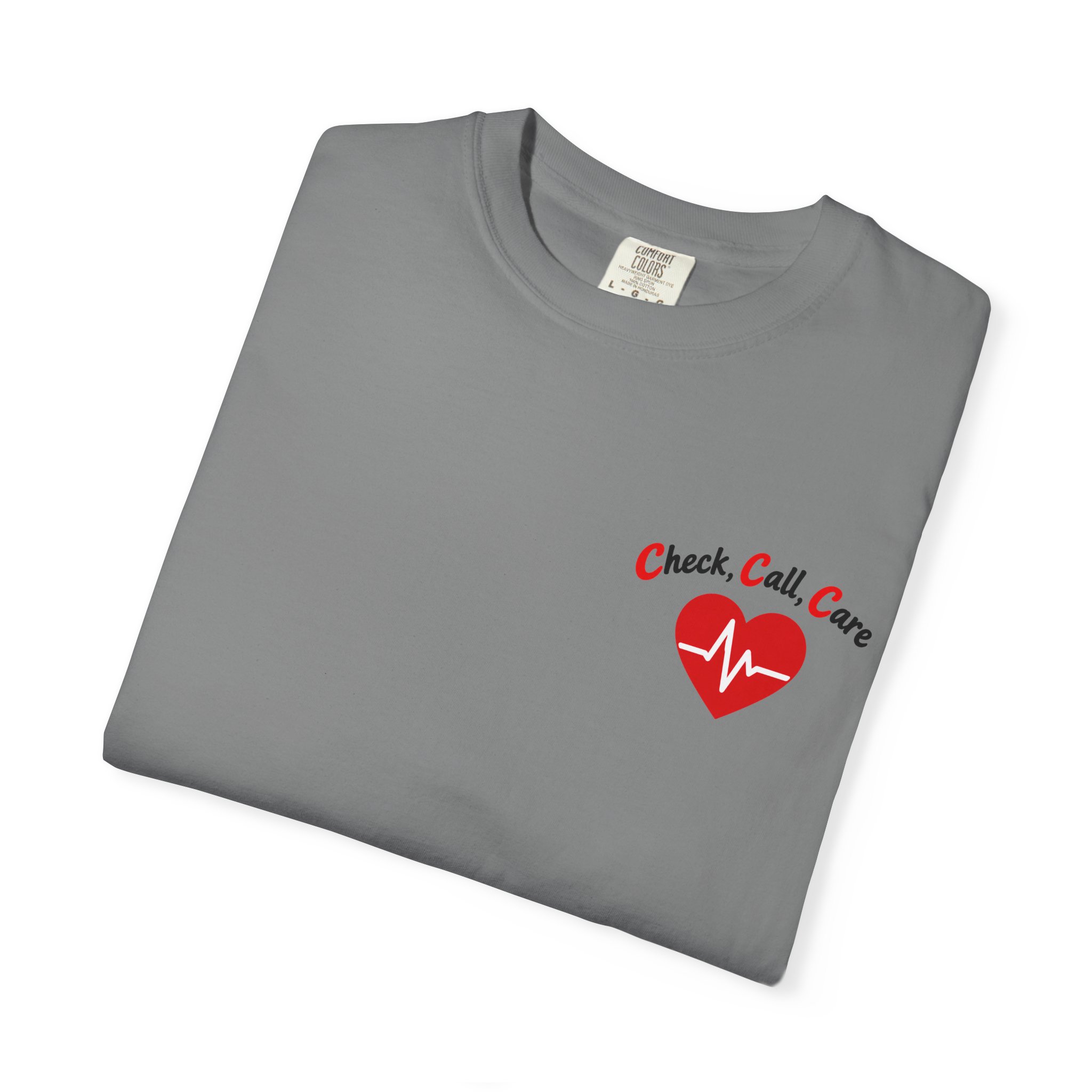 Fighting Chance CPR Awareness T-Shirt | Learn CPR Heartbeat Design - Image 11