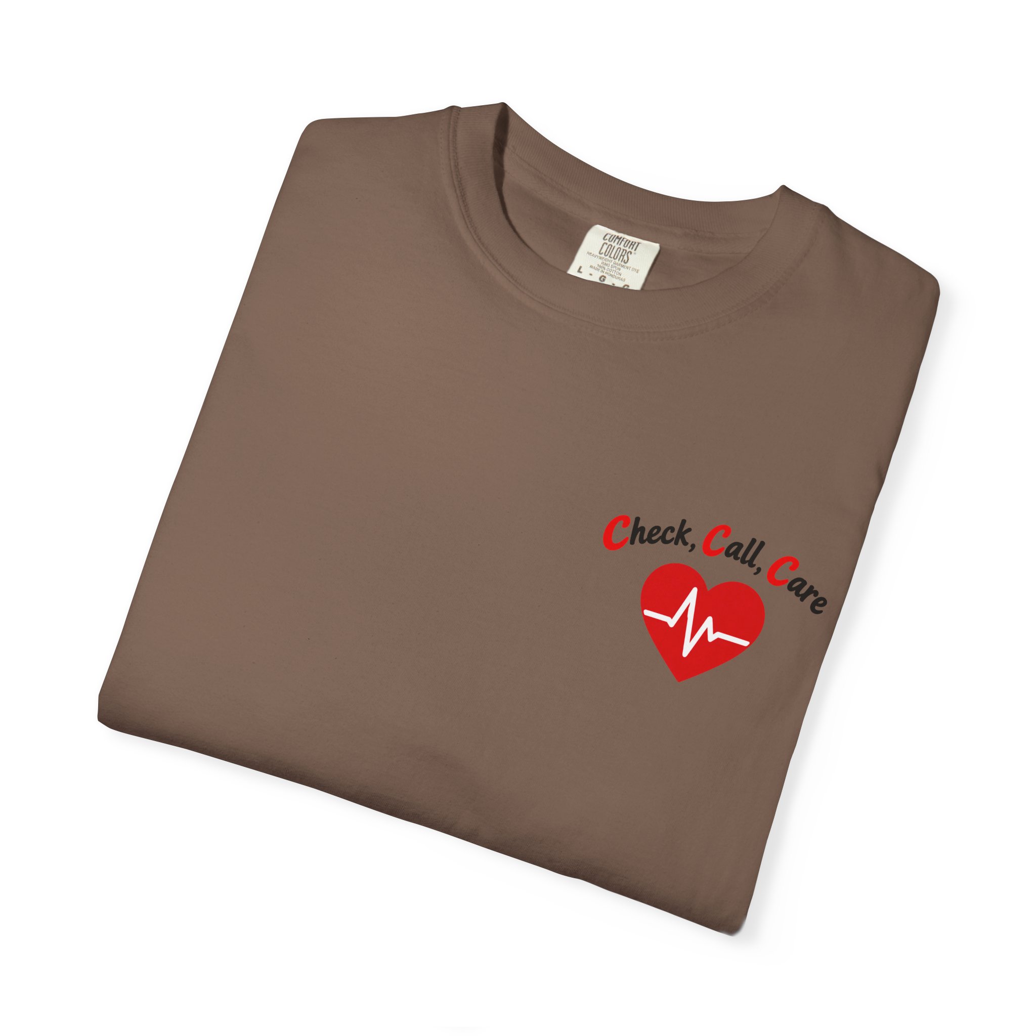 Fighting Chance CPR Awareness T-Shirt | Learn CPR Heartbeat Design - Image 7