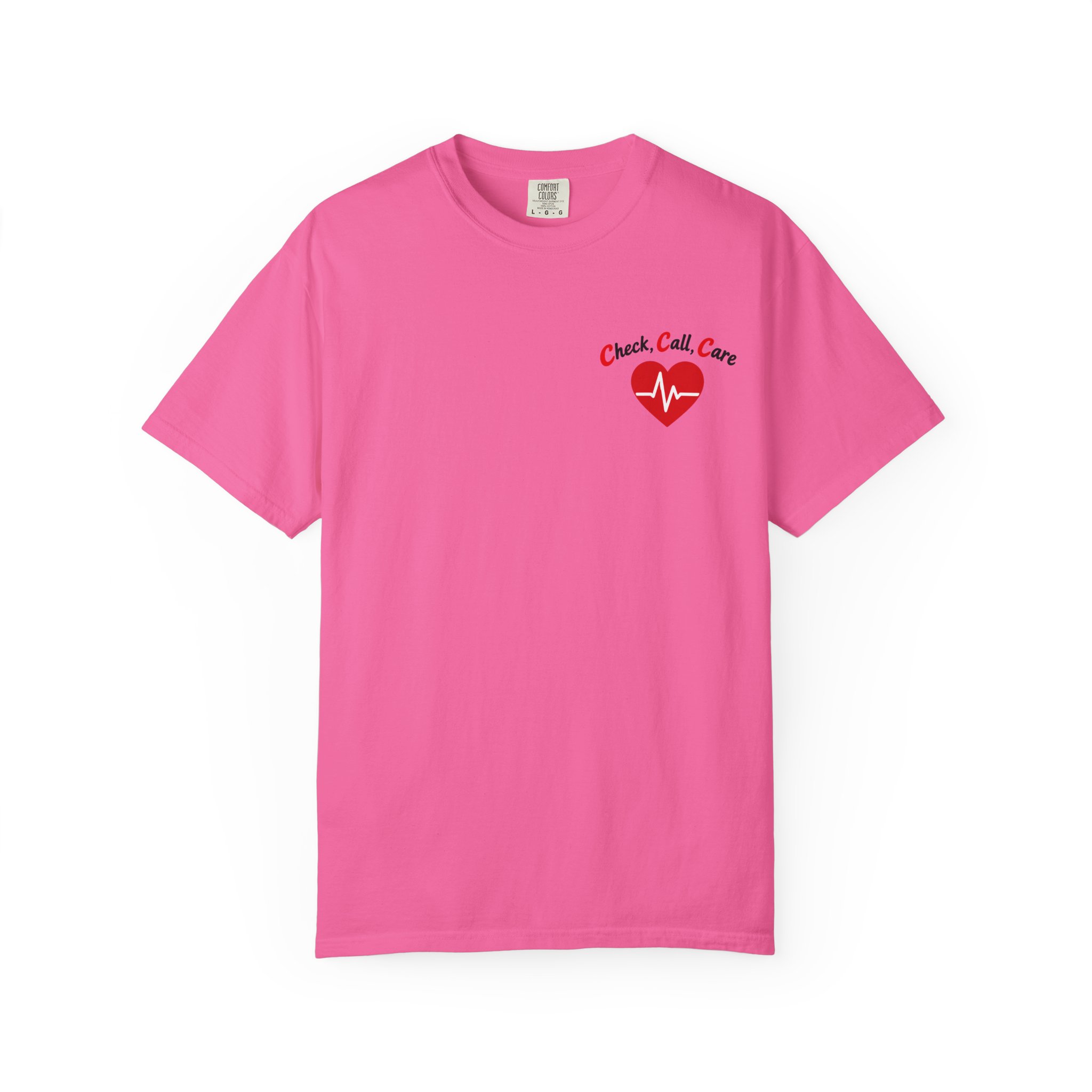 Fighting Chance CPR Awareness T-Shirt | Learn CPR Heartbeat Design - Image 25