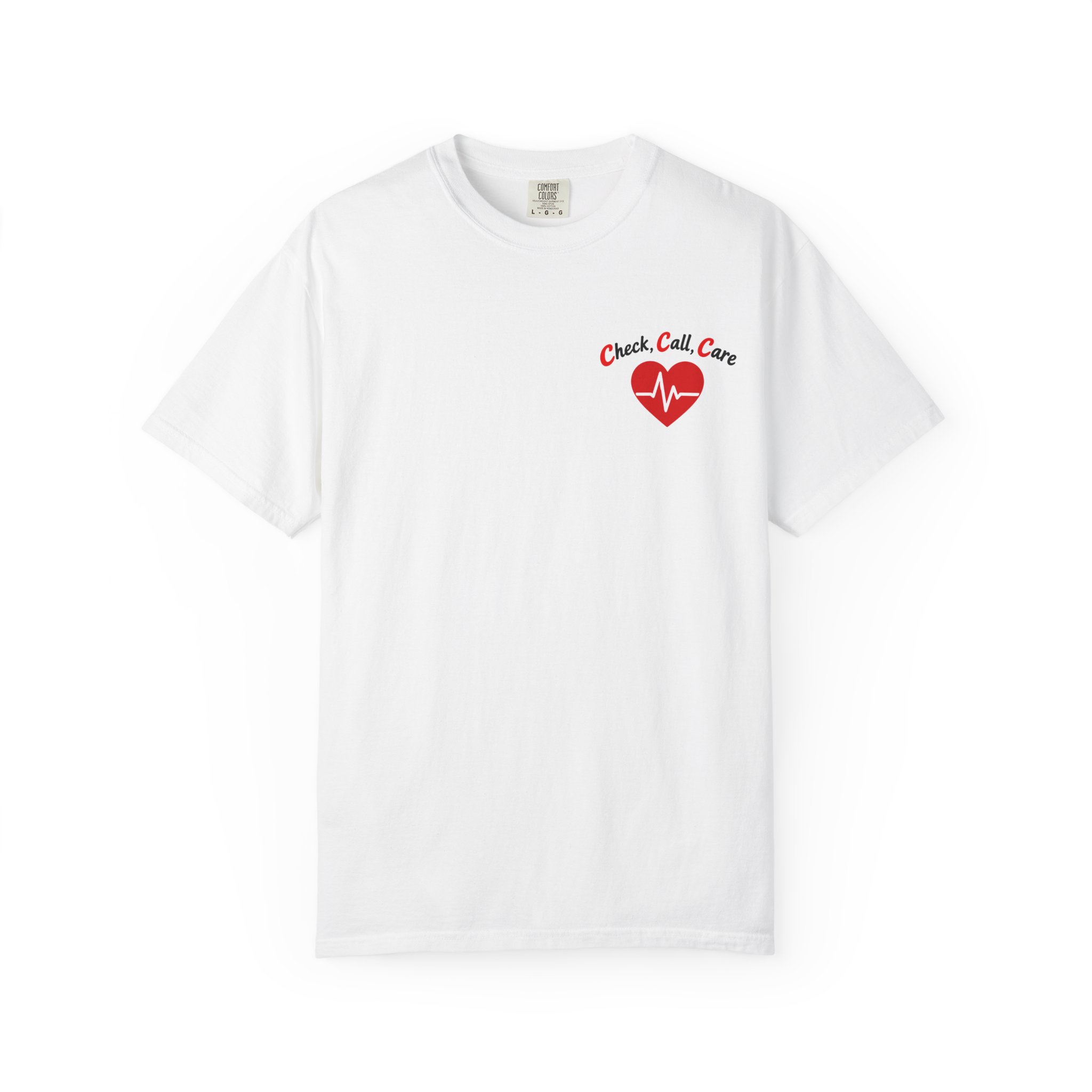 Fighting Chance CPR Awareness T-Shirt | Learn CPR Heartbeat Design