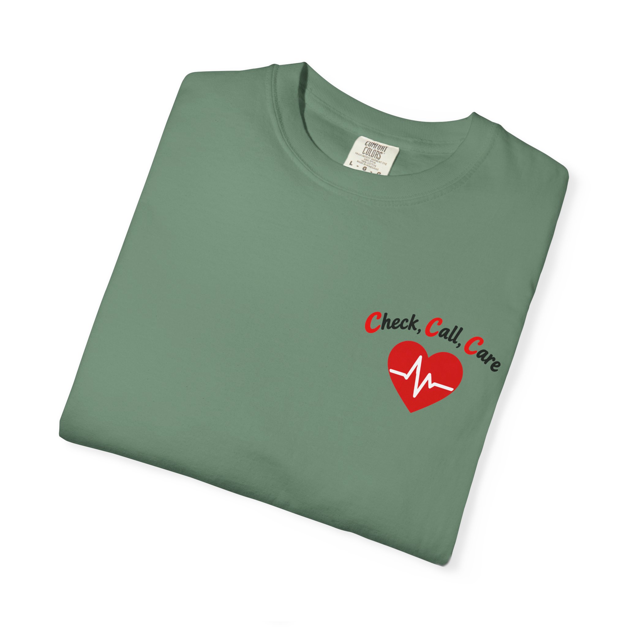Fighting Chance CPR Awareness T-Shirt | Learn CPR Heartbeat Design - Image 15