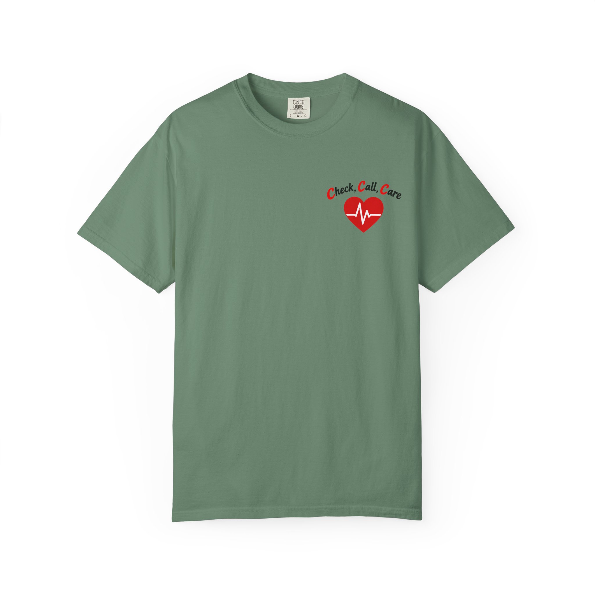 Fighting Chance CPR Awareness T-Shirt | Learn CPR Heartbeat Design - Image 13