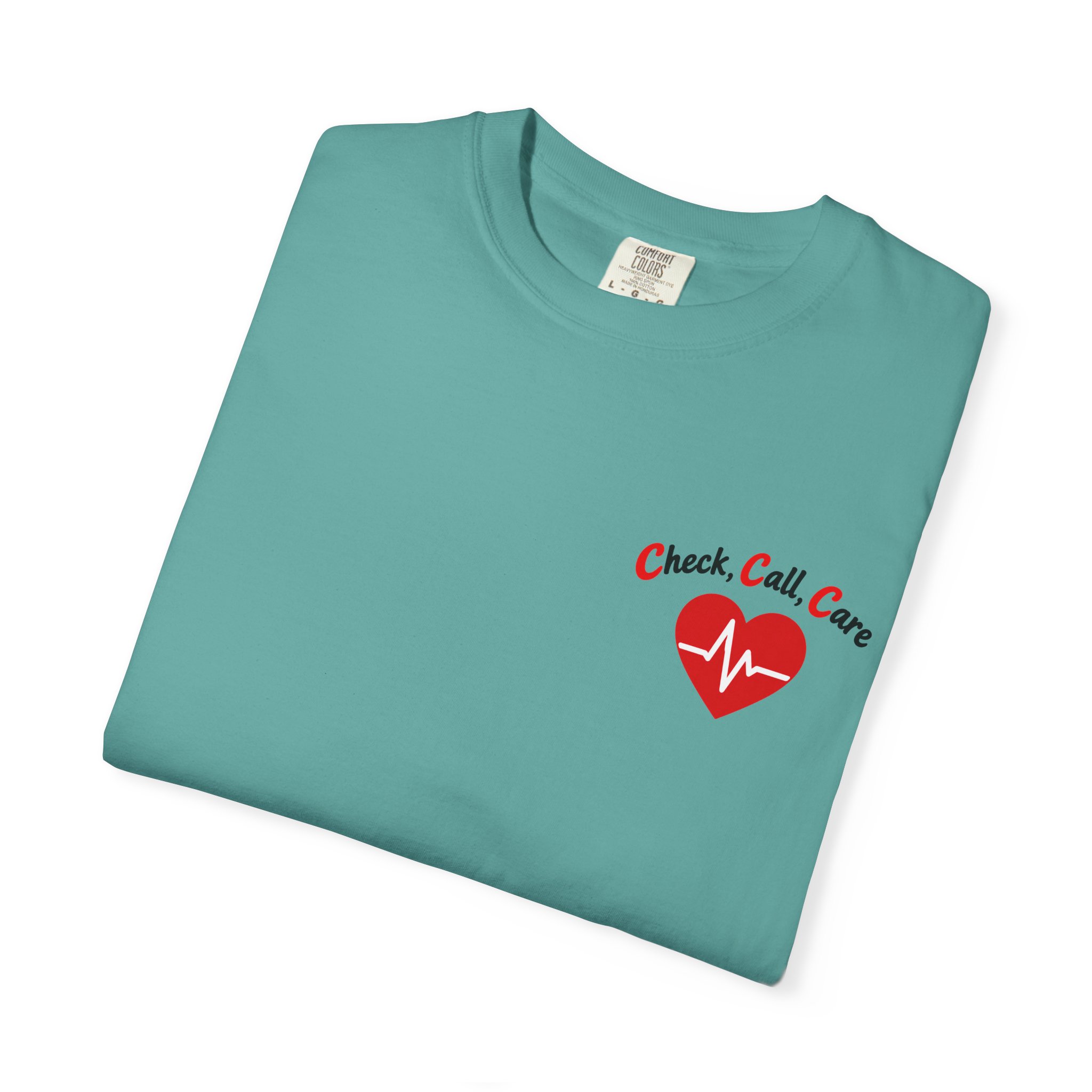 Fighting Chance CPR Awareness T-Shirt | Learn CPR Heartbeat Design - Image 19