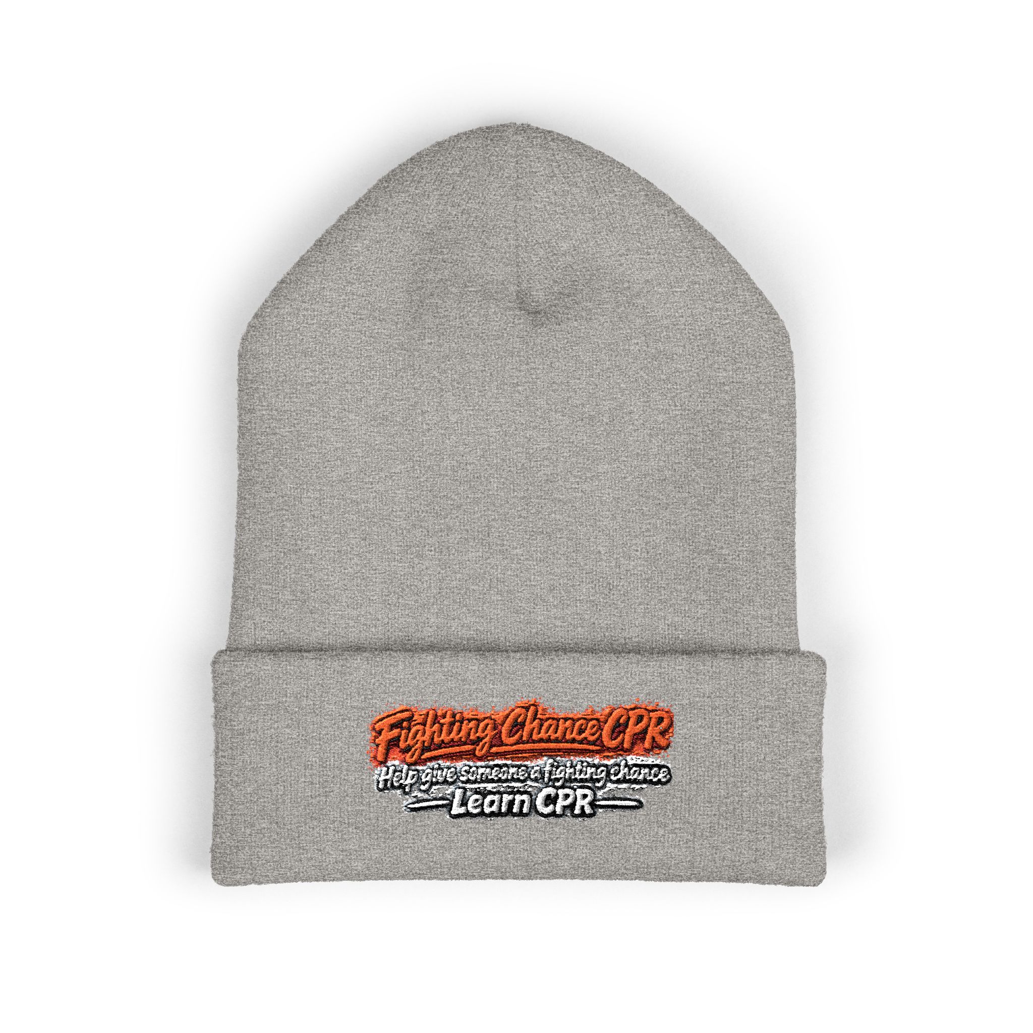 Copy of Embroidered Orange and Black Text Beanie - Image 21
