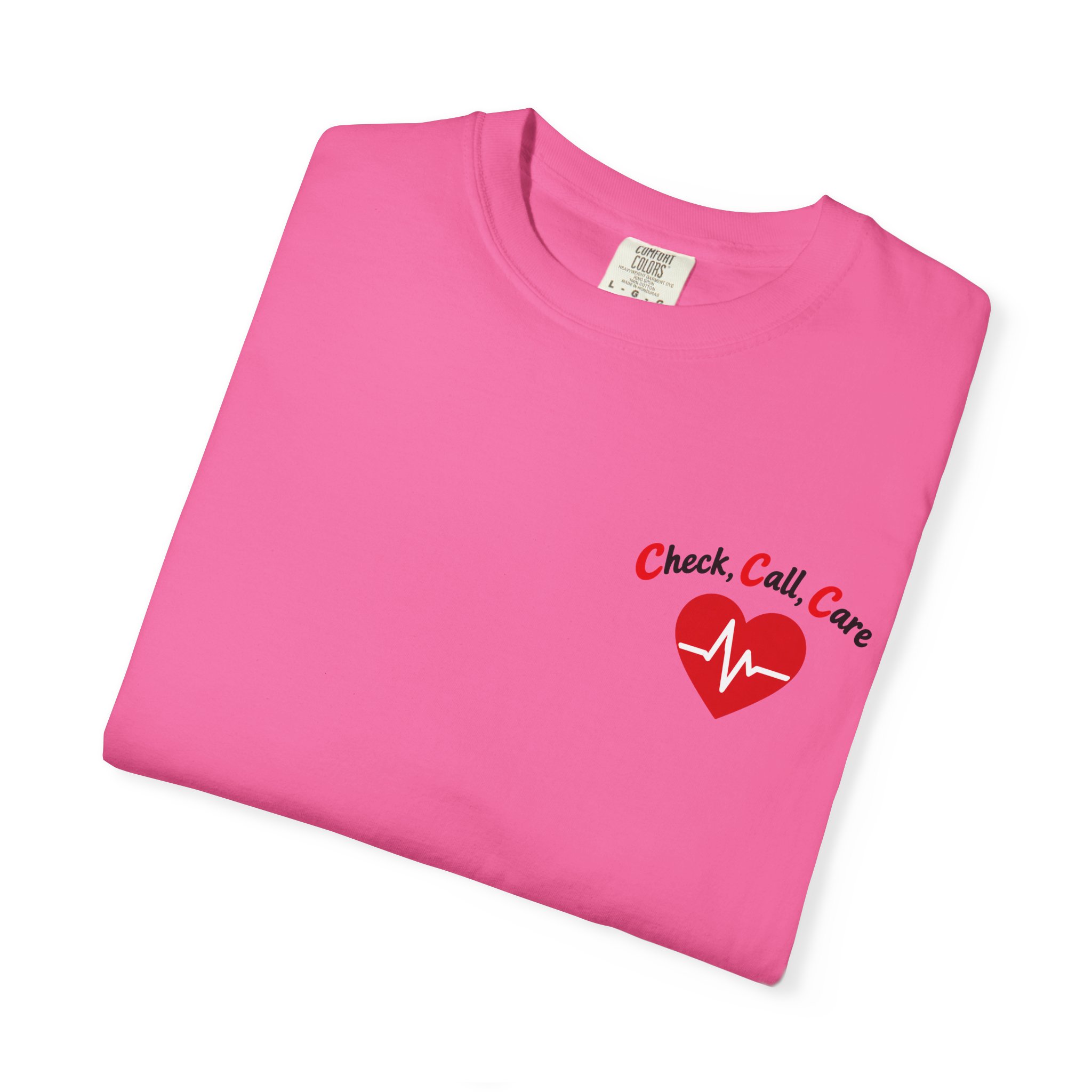 Fighting Chance CPR Awareness T-Shirt | Learn CPR Heartbeat Design - Image 27