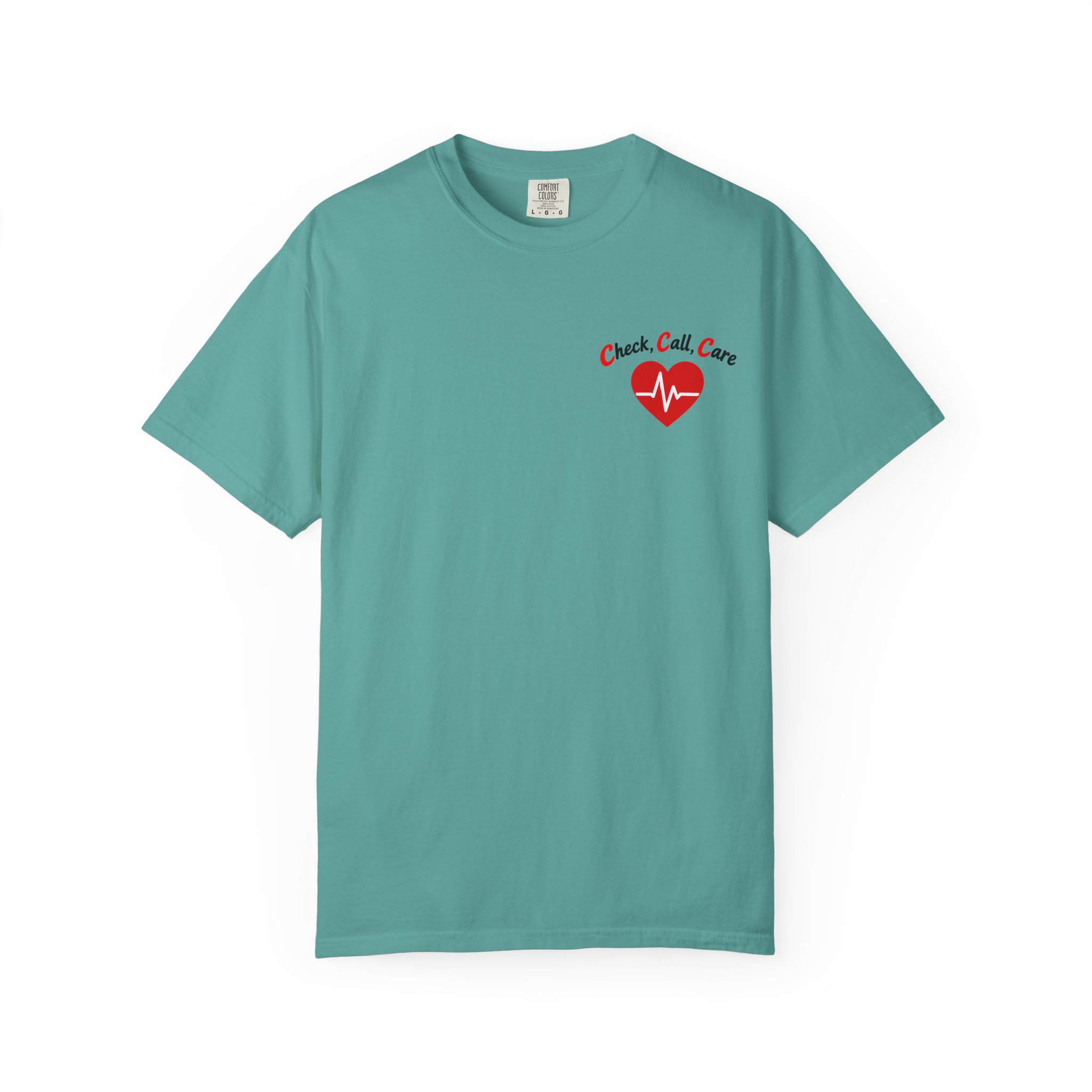 Fighting Chance CPR Awareness T-Shirt | Learn CPR Heartbeat Design - Image 17