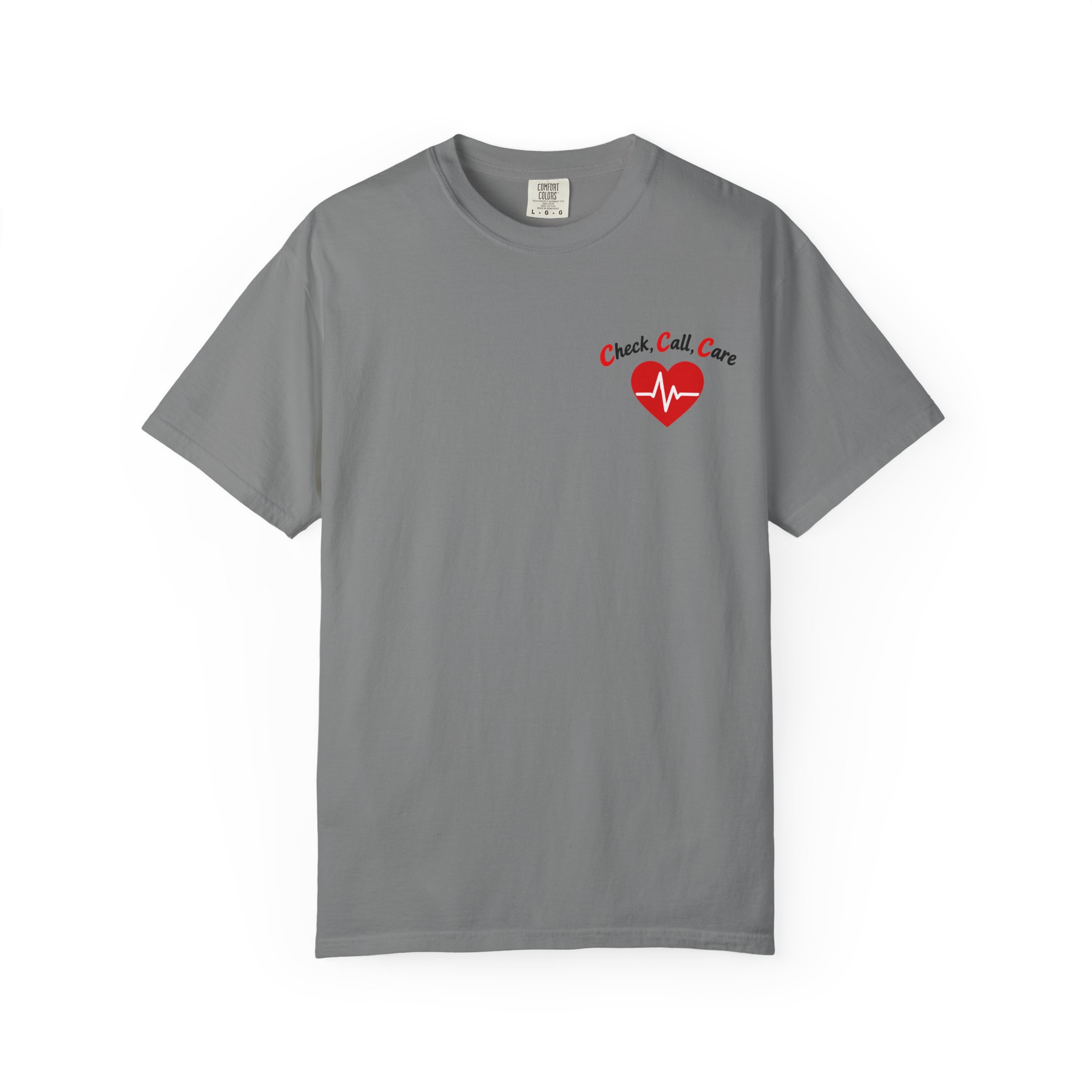 Fighting Chance CPR Awareness T-Shirt | Learn CPR Heartbeat Design - Image 9